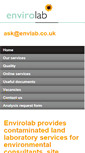 Mobile Screenshot of envlab.co.uk